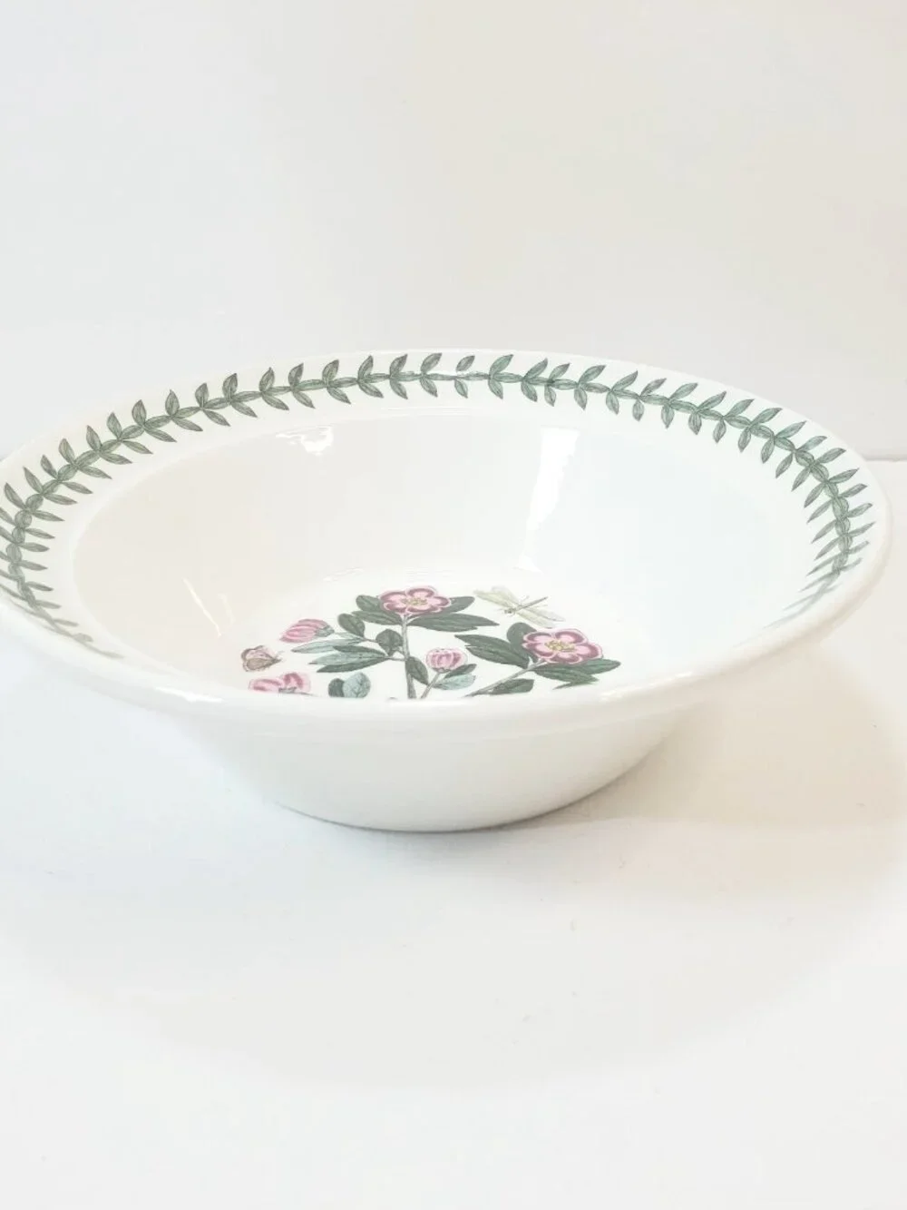Vintage 1972 Portmeirion Botanic Garden Floral Rhododendron Soup Cereal Bowl